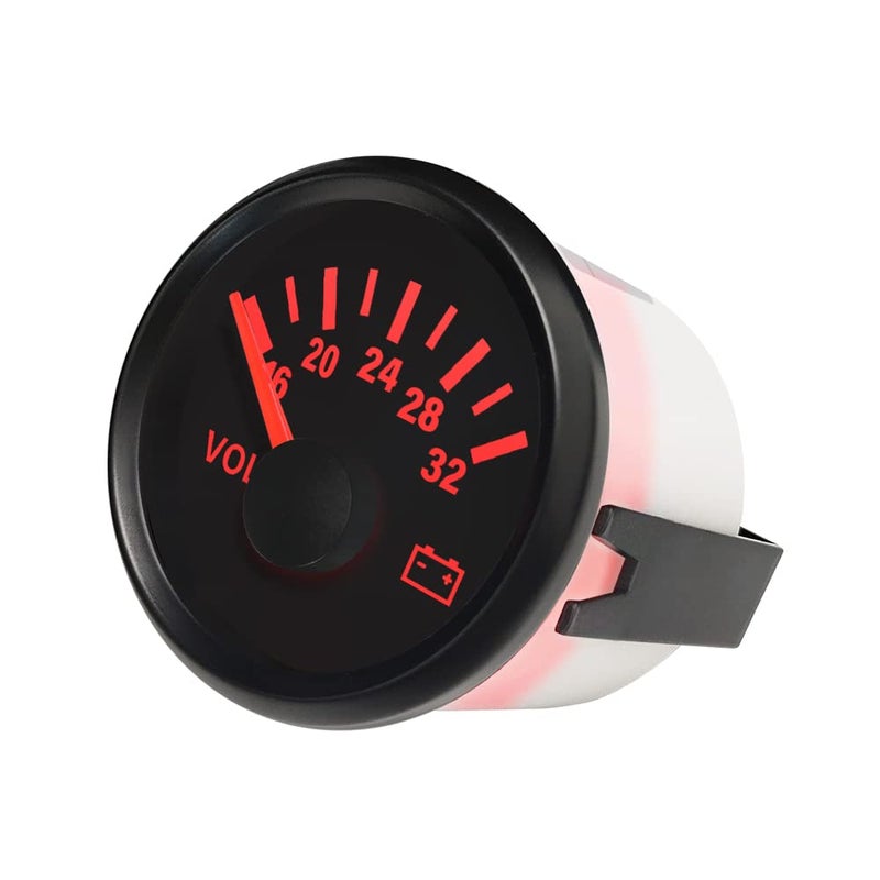 ELING Voltmeter Voltage Gauge 24V 16-32V 52mm(2") with Backlight for Car Boat Truck RV - Image 3